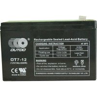 Аккумулятор тяговый OUTDO AGM 7Ah 12V OT 12-7