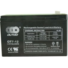 Аккумулятор тяговый OUTDO AGM 7Ah 12V OT 12-7