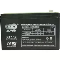 Аккумулятор тяговый OUTDO AGM 7Ah 12V OT 12-7