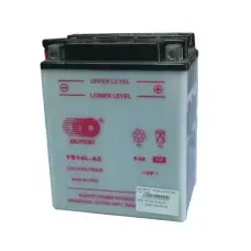 Мото акумулятор OUTDO YB 14L-A1 (12V, 14A) (біл)