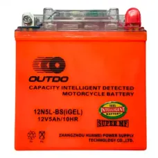 Мото акумулятор OUTDO 12N GEL 5Ah Ев АзЕ 65А (EN) 12N5L-BS GEL