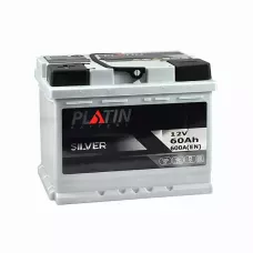Автомобильный аккумулятор PLATIN Silver MF  60Ah 600A Аз 5602661
