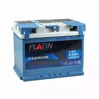 Автомобільний акумулятор PLATIN Premium MF (L2) 62Ah 640A L+ 5652072