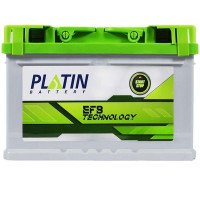 Автомобільний акумулятор PLATIN EFB SMF (L3B) 75Ah 720A R+ (h=175) 57220902