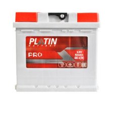 Автомобільний акумулятор PLATIN Pro MF 6СТ-50Ah Аз 480A plpro5402210