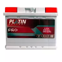 Автомобільний акумулятор PLATIN Pro MF 6СТ-60Ah АзЕ 540A plpro5502428