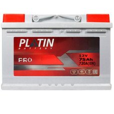 Автомобільний акумулятор PLATIN Pro MF 6СТ-75Ah АзЕ 720A plpro5752200
