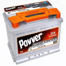 Автомобільний акумулятор POVVER 6СТ-55Ah АзЕ 540A (EN) LB1.55.054.A
