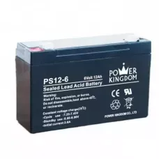 Акумулятор тяговий Power Kingdom AGM 12Ah 6V PS12-6