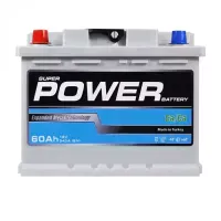 Автомобільний акумулятор POWER MF Silver 6СТ-60Аh Аз 540A pwr002
