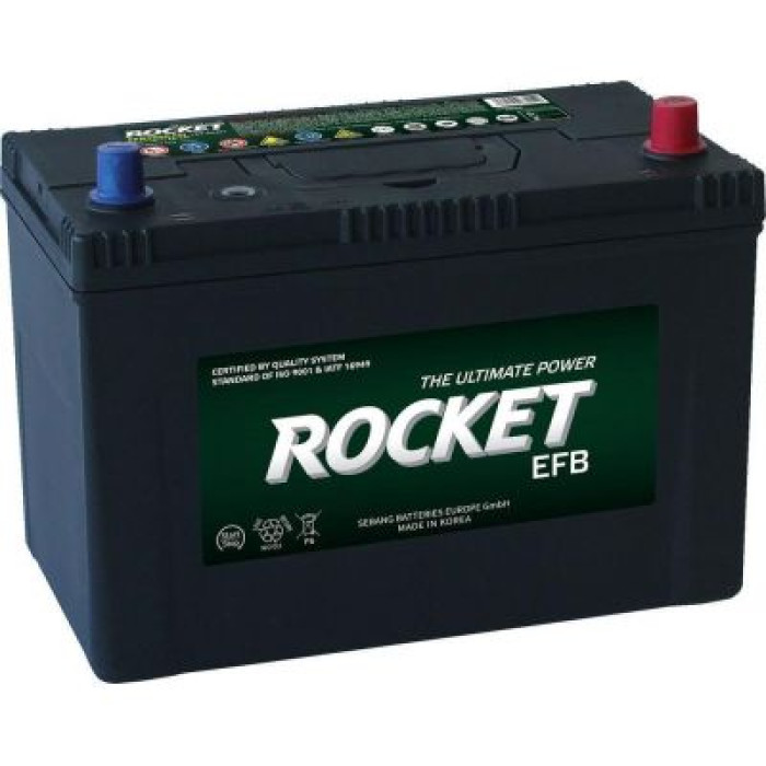 Автомобильный аккумулятор ROCKET EFB Japan 6СТ-95Ah АзЕ ASIA 760A (CCA) EFB T110L