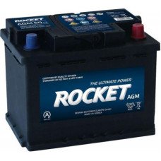 Автомобильный аккумулятор ROCKET AGM 6СТ-60Ah АзЕ 640A (CCA) AGM L2