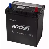 Автомобільний акумулятор ROCKET Japan 6СТ-40Ah АзЕ ASIA 340A (CCA) ТК з перехідником під клему STD SMF 42B19L