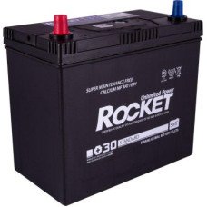 Автомобільний акумулятор ROCKET Japan 6СТ-45Ah Аз 430A (CCA) з перехідником під клему STD SMF 55B24R