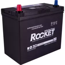 Автомобільний акумулятор ROCKET Japan 6СТ-45Ah Аз 430A (CCA) з перехідником під клему STD SMF 55B24R
