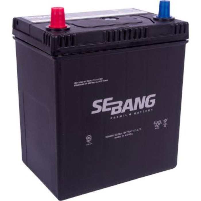 Автомобільний акумулятор SEBANG Japan 6СТ-35Ah Аз ASIA 300A (CCA) ТК SMF 40B19R