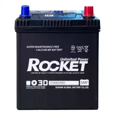 Автомобильний акумулятор ROCKET 6СТ- 40Ah ASIA АзЕ 340А (CCA) SMF 42B19LS