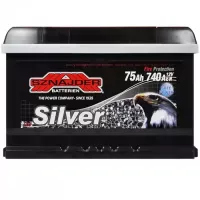 Автомобільний акумулятор SZNAJDER Silver (LB3) 75Ah 740A R+  (h=175) 575 87