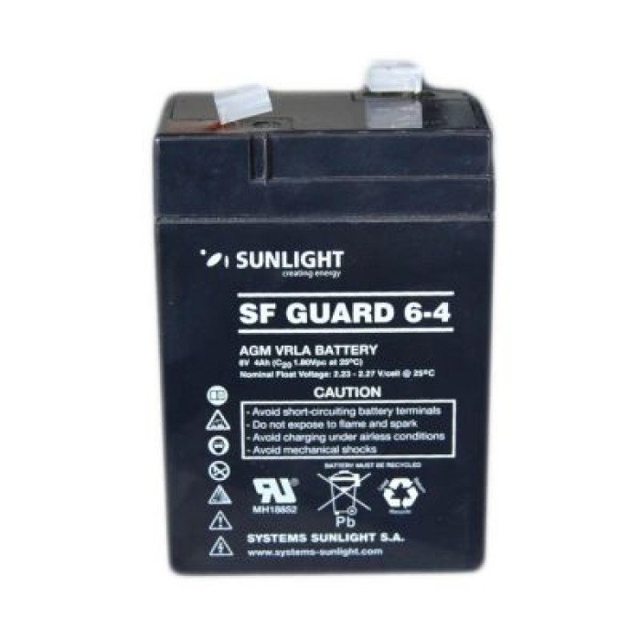 Акумулятор тяговий SUNLIGHT 4Ah 6V