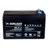 Аккумулятор тяговый SUNLIGHT 7Ah 12V