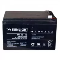 Аккумулятор тяговый SUNLIGHT 12Ah 12V