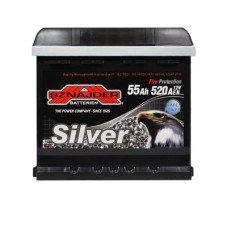Автомобильный аккумулятор SZNAJDER Silver (L1) 55Ah 520A L+ 555 85