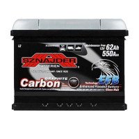 Автомобільний акумулятор SZNAJDER Carbon Start Stop EFB (L2) 62Аh 550А R+ 562 05