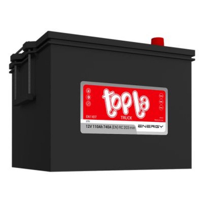 Автомобильный аккумулятор TOPLA ENERGY TRUCK 6СТ-110Ah 740А (EN) EN11D7