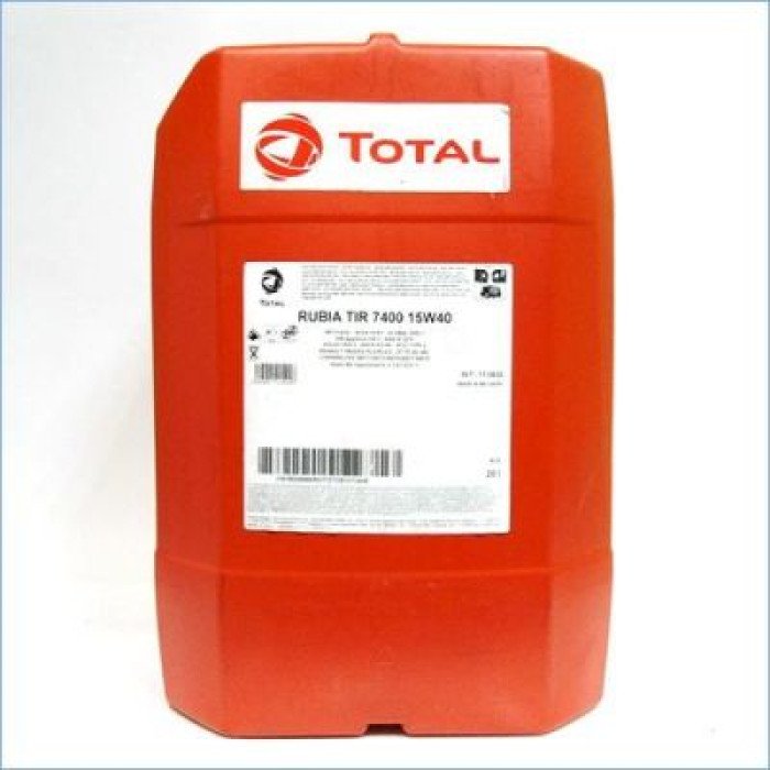 Автомобильное моторное масло Total Rubia TIR 7400 15W-40 20л
