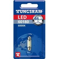 Автолампа TUNGSRAM LED (SV8.5-8, C5W, white, 6000K, 12V, 0.5W) TU 60180LED.1B