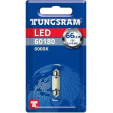 Автолампа TUNGSRAM LED (SV8.5-8, C5W, white, 6000K, 12V, 0.5W) TU 60180LED.1B