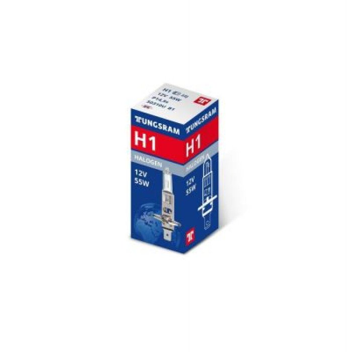 Автолампа TUNGSRAM Standart Halogen (P14.5s, H1, 12V, 55W) TU 50440SUP.2D