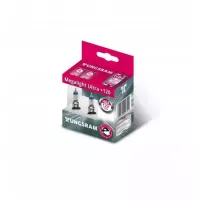 Автолампа TUNGSRAM Megalight Ultra +120 комплект (P22d, HB4, 12V, 51W) TU 53070SNU.2D