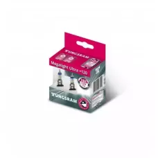 Автолампа TUNGSRAM Megalight Ultra +120 комплект (P22d, HB4, 12V, 51W) TU 53070SNU.2D