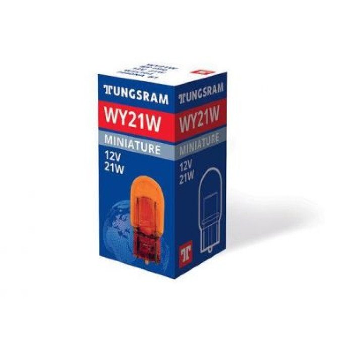Автолампа TUNGSRAM Standart (W3x16d, WY21/5W, 12V, 21/5W) TU 7443NA.1K