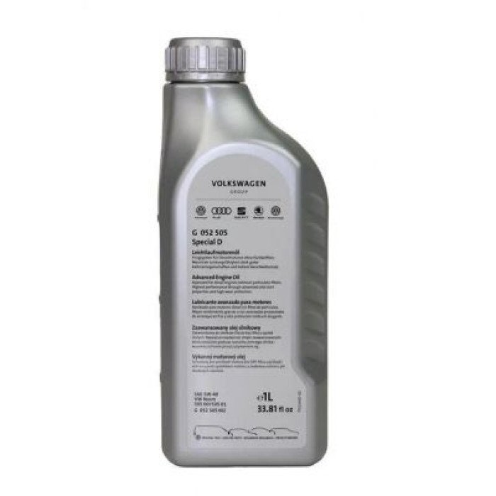 Автомобильное моторное масло VAG Special D 5W-40 1л G052505M2
