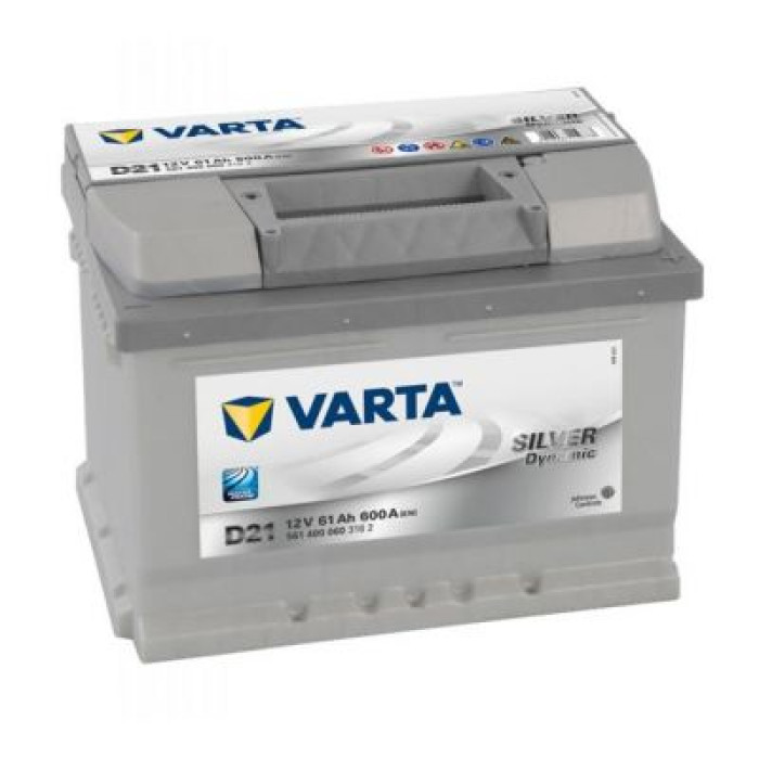 Автомобільний акумулятор VARTA Silver Dynamic D21 6СТ-61Ah АзЕ 600A (EN) 561400060