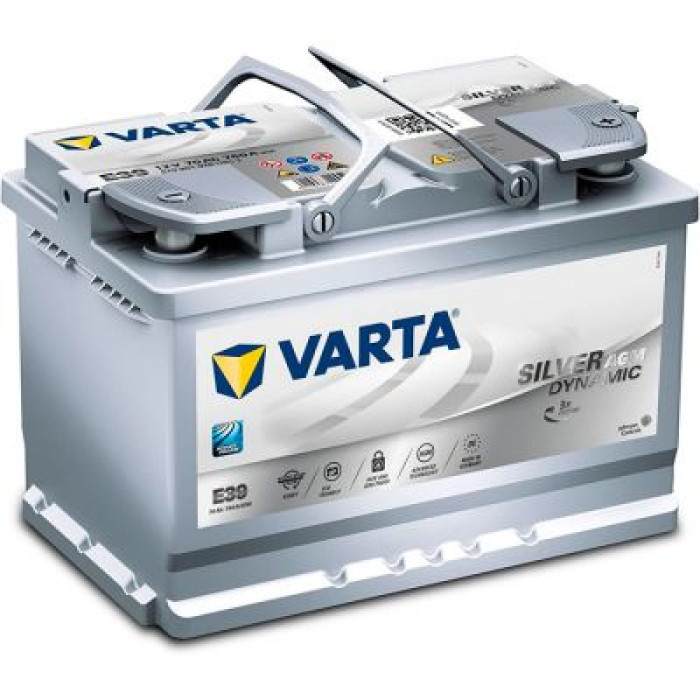 Автомобільний акумулятор VARTA Silver Dynamic AGM E39 6СТ-70Ah АзЕ 760A (EN) 570901076