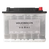 Автомобильный аккумулятор EXIDE EFB 6СТ-60Ah АзЕ 640А (EN) orignal for VW 000915105FB