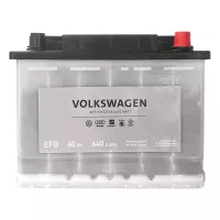 Автомобільний акумулятор EXIDE EFB 6СТ-60Ah АзЕ 640А (EN) orignal for VW 000915105FB