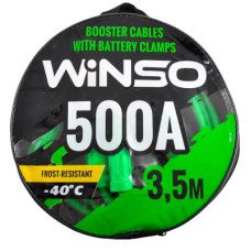 Пускові дроти WINSO Booster Cables With Battery Clamps 500А 3,5м 138510