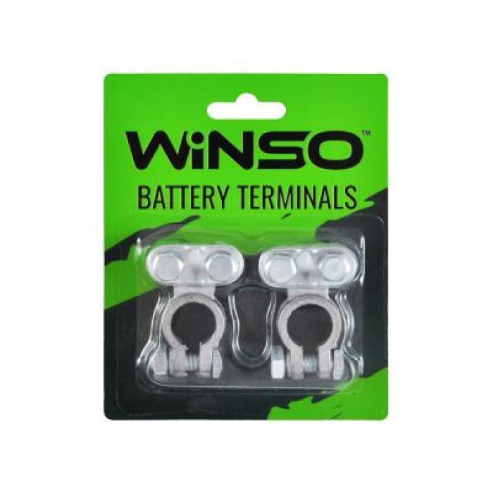 Клеммы аккумуляторные Winso Battery Terminals свинцовые 2шт блистер 146200