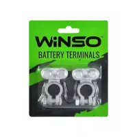 Клеммы аккумуляторные Winso Battery Terminals свинцовые 2шт блистер 146200