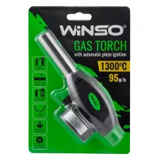 Пальник газовий WINSO з автоматичним п'єзорозпалом довжина сопла 68мм 260220