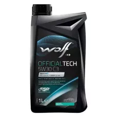 Автомобільна моторна олива WOLF OFFICIALTECH C3 5W-30 1л 8308017