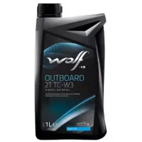 Масло моторное WOLF OUTBOARD 2T TC-W3 1л 8302008