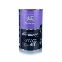 Масло моторное WOLVER TORNADO 4T OUTBOARD 10W30 1л