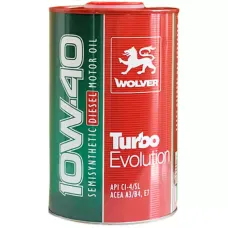 Автомобільна моторна олива WOLVER Turbo Evolution 10W-40 1л