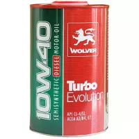 Автомобильное моторное масло WOLVER Turbo Evolution 10W-40 1л
