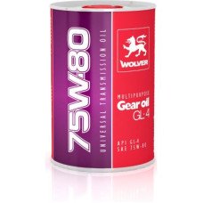 Масло трансмиссионное WOLVER MULTIPURPOSE GEAR OIL 75W-80 GL-4 1л 4260360944727